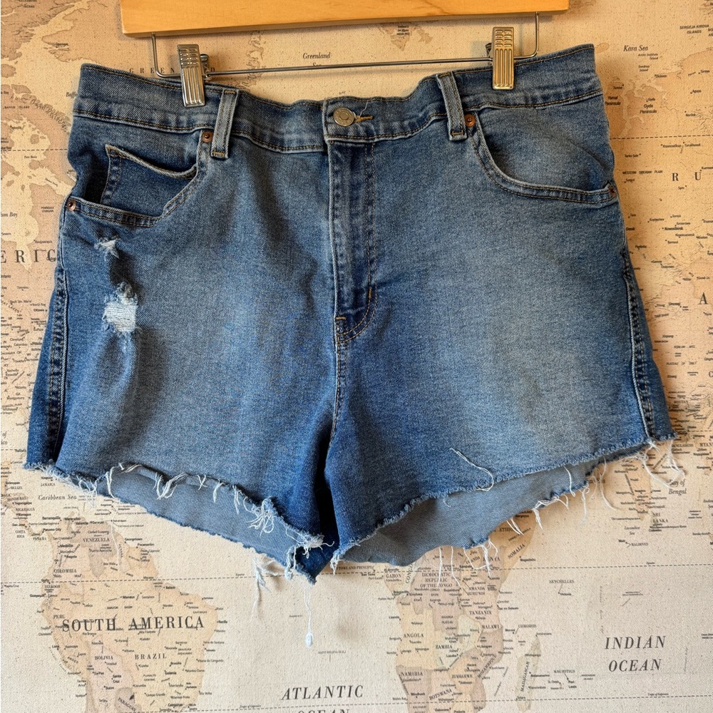 Levi’s women’s high rise denim shorts